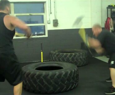 Sledge Hammer Core Workout @ Top Line Training Gym