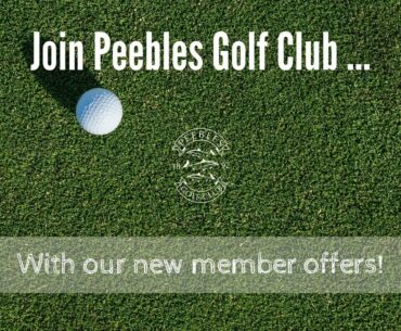 The Golf Season is Back - Join Peebles Golf Club!