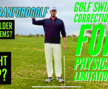 Hips and Shoulders Limitations in the golf swing || Senior Golfers || Danford Golf