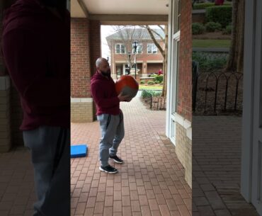 Standing Shot Put Toss