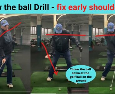 Ball Throw Drill - stop early shoulder turn (378)