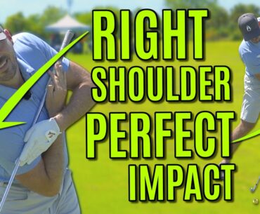 How To Use The Right Shoulder To Create The Perfect Impact Position