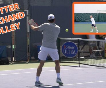 A Better Backhand Volley | 5 Tips