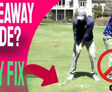 Quick Golf Swing Inside Takeaway Fix | Hit Straighter Golf Shots Instantly