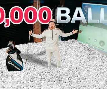 I Hit 10,000 Golf Balls! (my hardest challenge yet!)