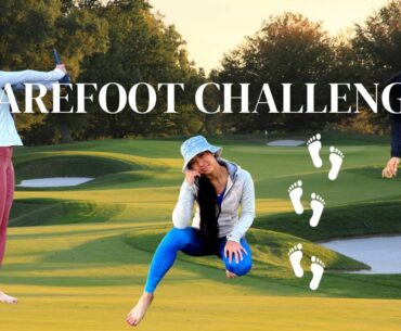 BAREFOOT CHALLENGE with @Tisha Alyn