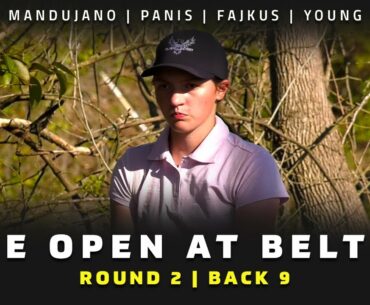 2021 The Open at Belton | RD2, B9 | Mandujano, Panis, Fajkus, Young | DISC GOLF COVERAGE