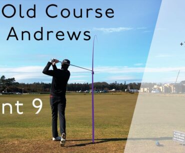 The Old Course, St Andrews. Front 9 in +2 over.