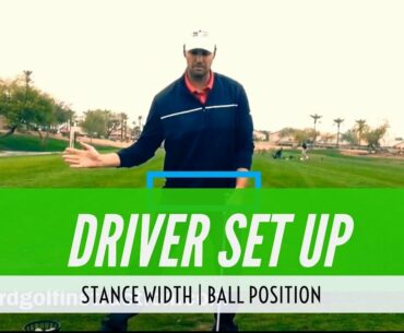 PROPER SETUP POSITIONS WITH THE DRIVER || Jared Danford Golf