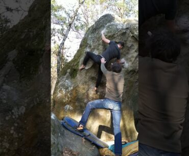 Albator (7b) Barefoot Climbing - Apremont Ouest