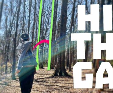 hitting gaps in DISC GOLF - Scrapyard Long Tee's B9