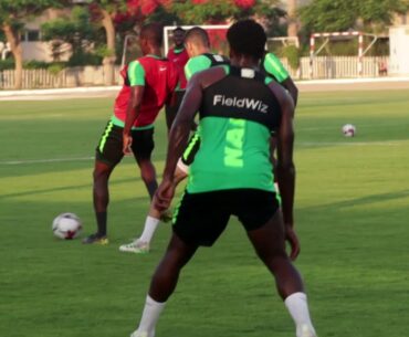 AFCON 2019: Watch Eagles tactics training ahead Madagascar contest.