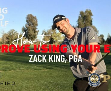 4 Ways to improve your swing with your eyes | Golf Instruction KingProGolf