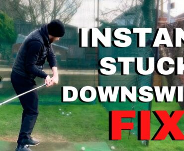 HOW TO INSTANTLY FIX YOUR STUCK DOWNSWING WITH 2 SIMPLE BODY MOVES