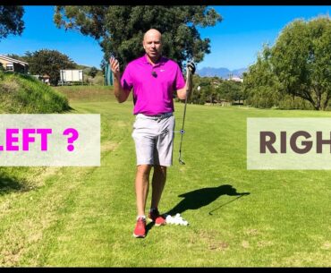 Should I use my left or right hand to swing the golf club ?