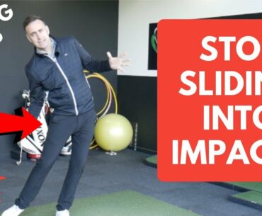 Stop Sliding On The Downswing Golf Swing Tip