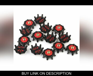 GRAB! 14/28pcs Metal Thread Soft Golf Shoe Spikes Studs Replacement for FootJoy Red+Black