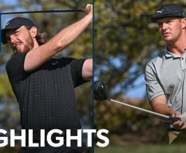 Highlights | Tommy Fleetwood vs. Bryson DeChambeau | WGC-Dell Match Play | 2021