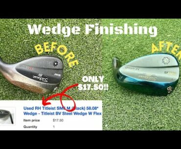 Wedge final touches (torched)