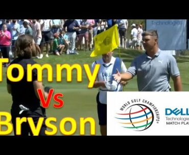 Tommy Fleetwood vs Bryson DeChambeau WGC Dell Match Play Championship