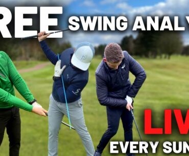FREE SWING ANALYSIS LIVE - Take away all the bad thoughts!