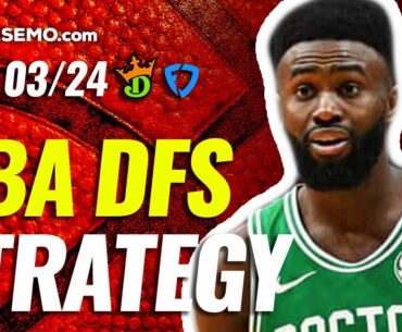 NBA DFS PICKS: DRAFTKINGS & FANDUEL DAILY FANTASY BASKETBALL STRATEGY | TODAY WEDNESDAY 3/24