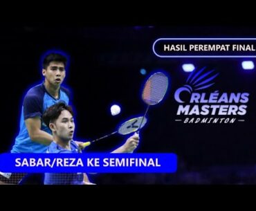 Hasil Lengkap Perempat Final Orleans Masters 2021, Sabar/Reza Kalahkan Unggulan Keenam