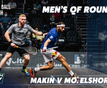 Squash: Makin v Mo.ElShorbagy - CIB Black Ball Open 2021 - Men's QF Roundup