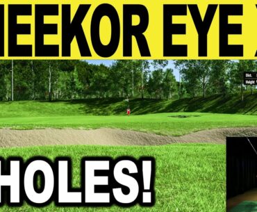 UNEEKOR EYE XO Golf Simulator Review - Playing 9 Holes at Castle Rock