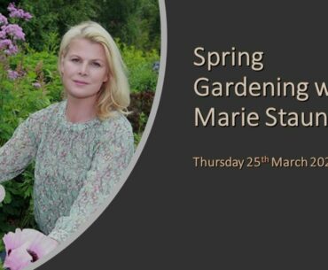Marie Staunton Gardening Webinar 25 03 21