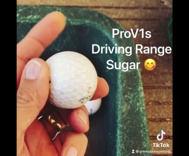 Finding ProV1s at the Driving Range