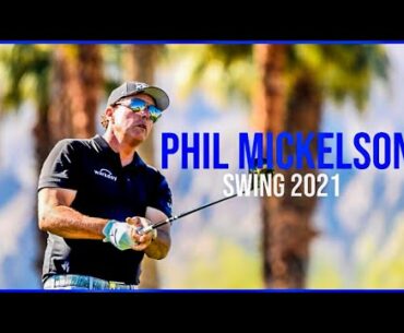 Lefty Phil Mickelson Swing & Slow Motion | The Honda Classic 2021