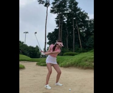 KLPGA angels golf swing. 7 Choi Min Chae pro.