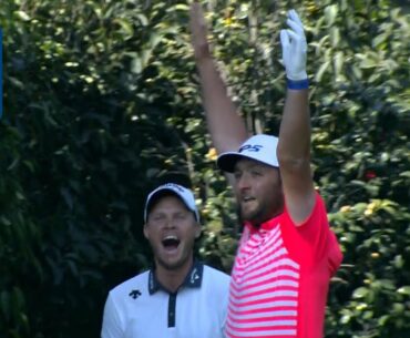 Jon Rahm’s hole in one on No. 17 at WGC-Mexico