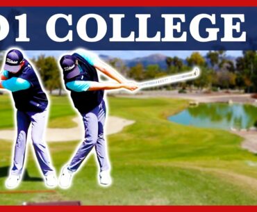 Top D1 College Golfer Lesson - STRIPE SHOW!