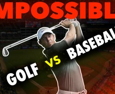 Could a Golfer Hit a Home Run?! Baseball vs Golf Swing | MLB Swing Breakdown