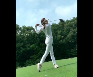 Beatiful Swing by Beautiful Golfer [Park Jin Hee]