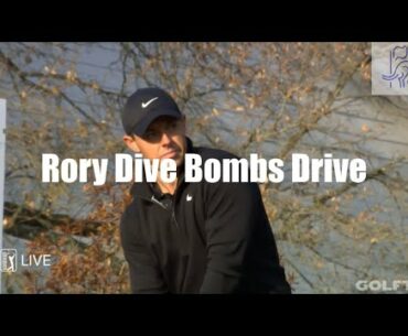 Rory McIlroy Dive Bombs Drive - Golf Rules Explained