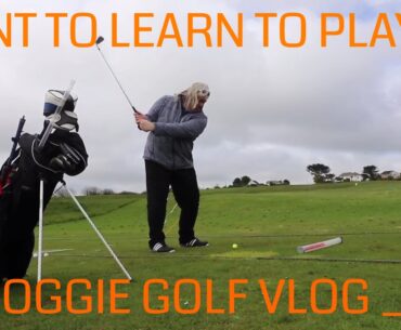 GOLF LESSONS FOR BEGINNERS... TRY THE GET INTO GOLF SCHEME. BIG OGGIE GOLF VLOG _001