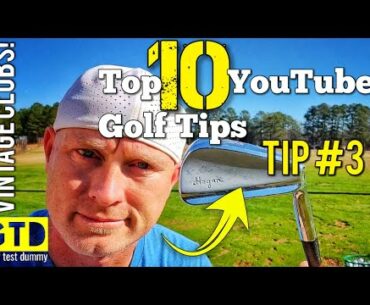The Golf Swing is a Throw - Top 10 Tips From YouTube Golf Instructors - Tip 3 - Golf Test Dummy