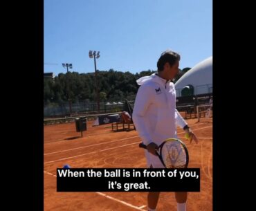 Patrick Mouratoglou teach you How to play tennis better - The Open Stance #PatrickMouratoglou