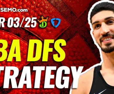 NBA DFS PICKS: DRAFTKINGS & FANDUEL DAILY FANTASY BASKETBALL STRATEGY | TODAY THURSDAY 3/25