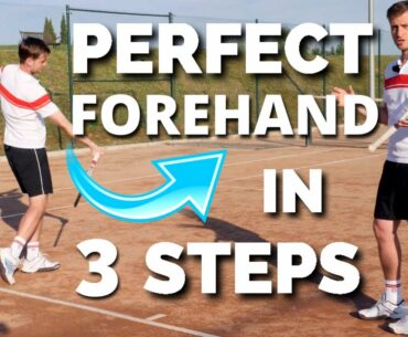 Perfect Forehand in 3 Easy Steps - Tennis Forehand Technique Lesson