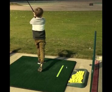 Taktical Golf - Slapline improves juniors early on with feet and ball position.