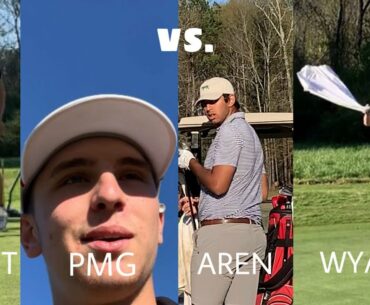 Best Ball Match at Wolf Creek: PMG and G Spot vs. Aren and Wyatt (High School Golf Vlog)