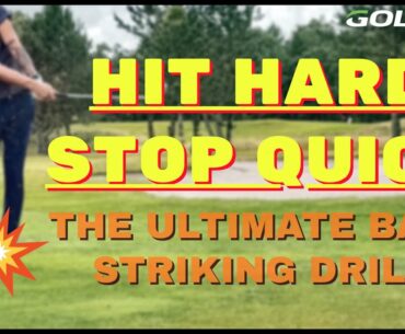 HIT HARD, STOP QUICK | THE ULTIMATE BALL STRIKING DRILL