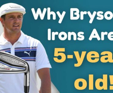 Bryson DeChambeau Playing With 5 Year Old Irons | Here's the Reason Why! #subscribe #golftips