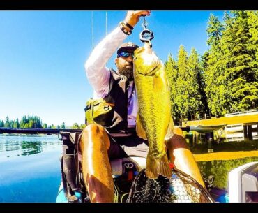 Kayak Fishing for Summer Bass! (Washington Bass Fishing)