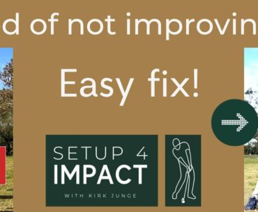 Are you tired of not improving at Golf?