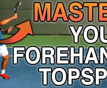 How To Play HEAVY Topspin On Your Forehand | Tennis Lesson